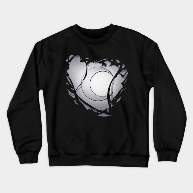 Moon Emblem Crewneck Sweatshirt by VanHand